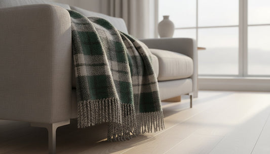 The Plaid Woven Throw Blanket: A Rustic Texture Guide