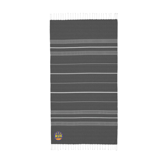 Cali Embroidered Throw Blanket — Striped Turkish-Style Beach & Home Throw