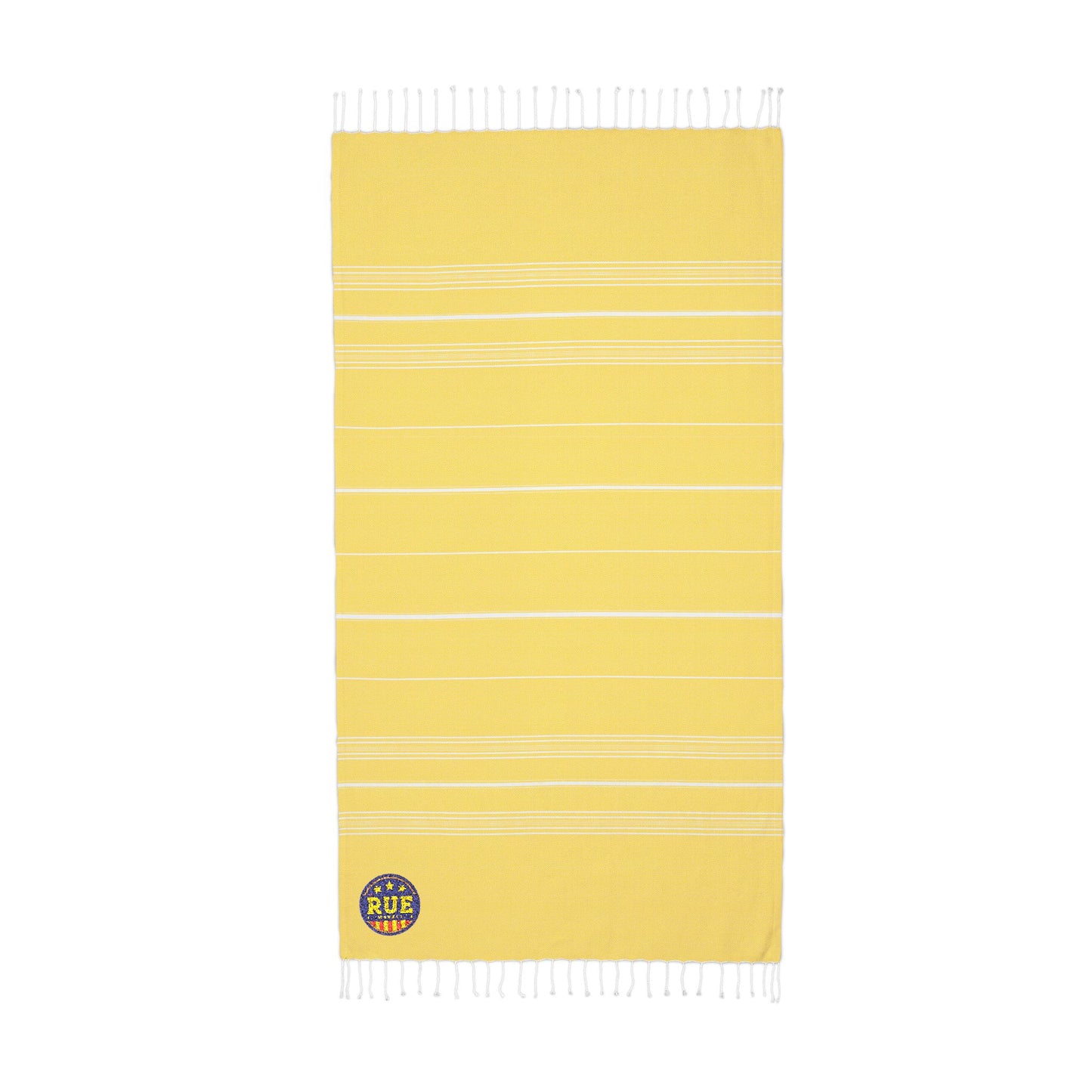 Cali Embroidered Throw Blanket — Striped Turkish-Style Beach & Home Throw