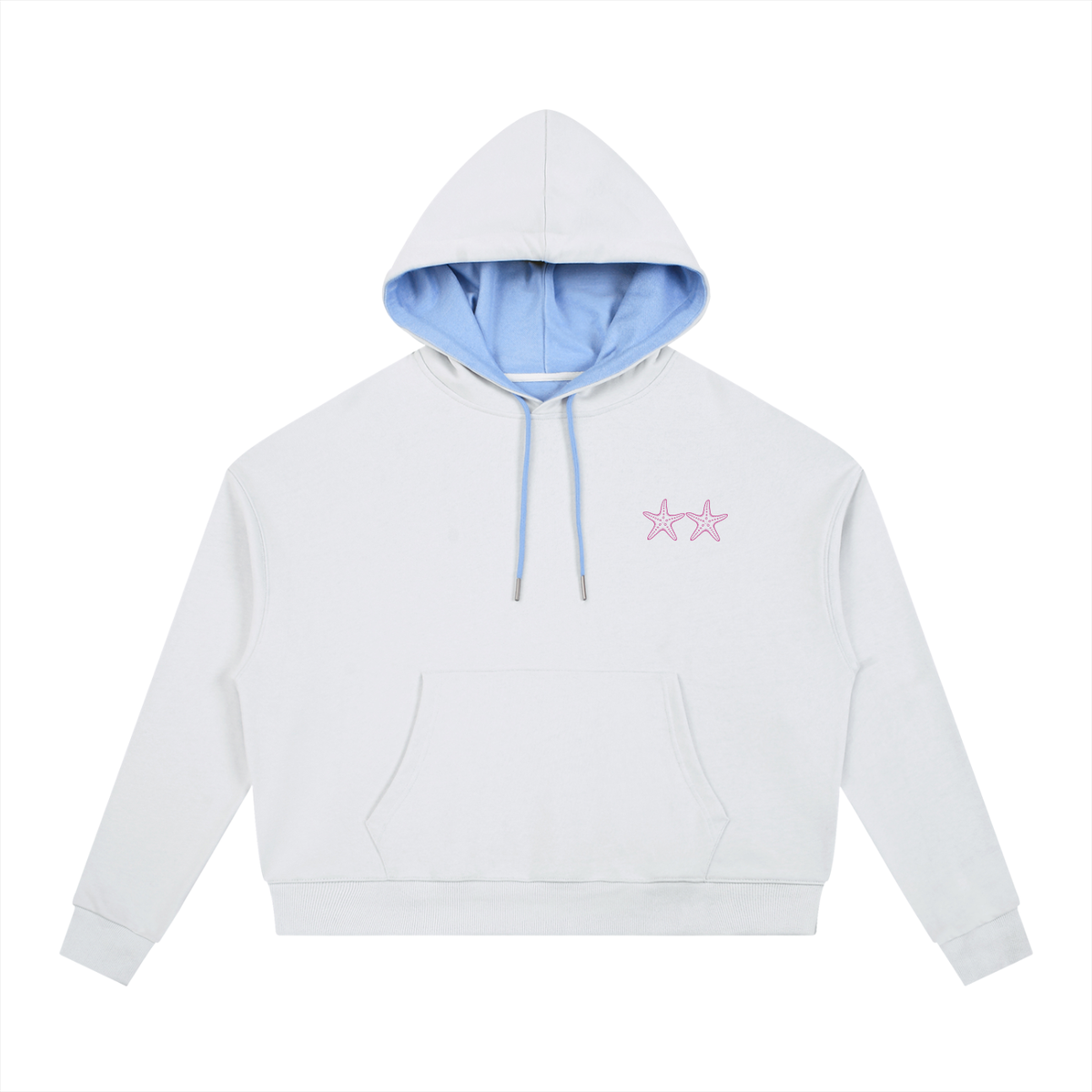 Contrast Drawstring Hoodie