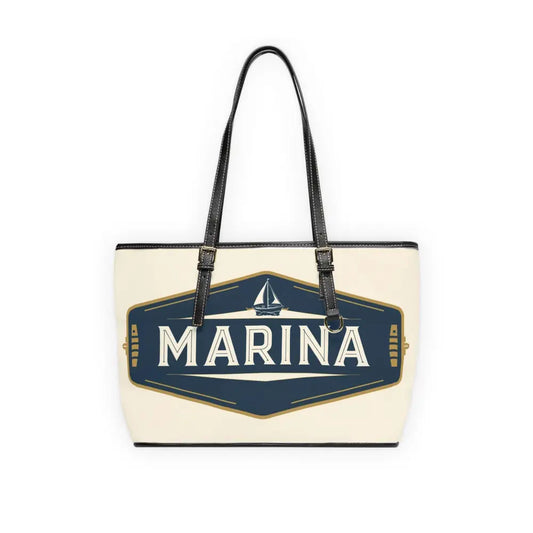 Chic PU Leather Shoulder Bag - Marina Style Tote for Everyday Travel Gifts and Special Occasions - 16’’ x 10’’ / Black