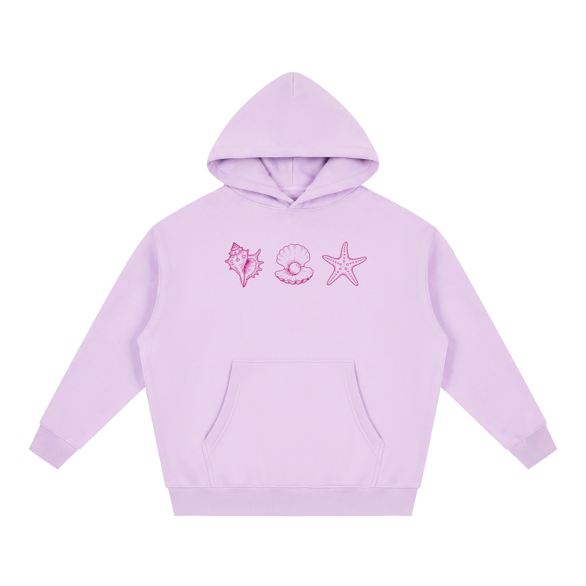 Essential Oversized Boxy Fit Fleece Hoodie
